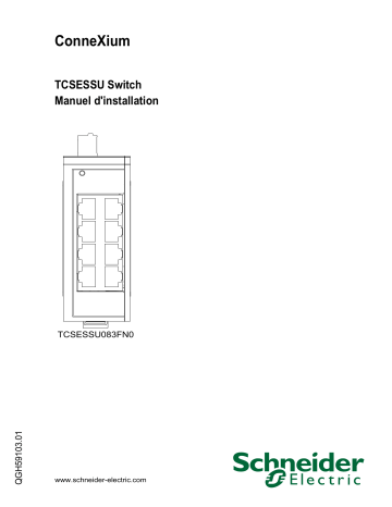 Schneider Electric TCSESSU Switch Mode d'emploi | Fixfr