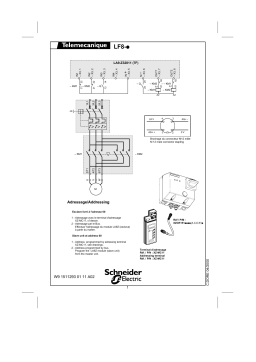 Schneider Electric LF8.. D.O.L. starters, reversing Manuel utilisateur
