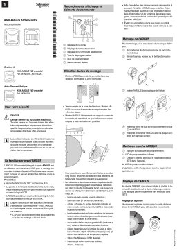 Schneider Electric KNX ARGUS 180, flush-mounted Mode d'emploi