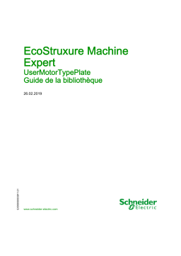 Schneider Electric EcoStruxure Machine Expert Mode d'emploi
