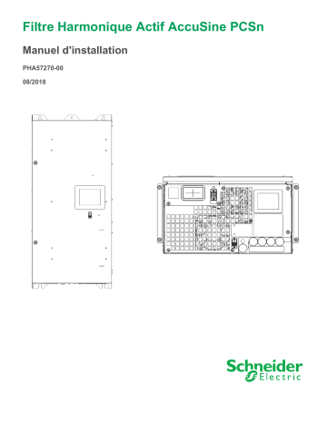 Schneider Electric Filtre Harmonique Actif AccuSine PCSn Manuel utilisateur | Fixfr