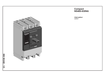 Schneider Electric Switch (NS400-630) Manuel utilisateur | Fixfr