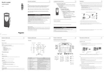Schneider Electric Multi-Loader Guide de démarrage rapide | Fixfr