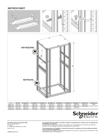 Schneider Electric Spacial SF Manuel utilisateur | Fixfr