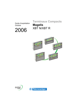 Schneider Electric XBT N/R Terminaux Compacts Mode d'emploi