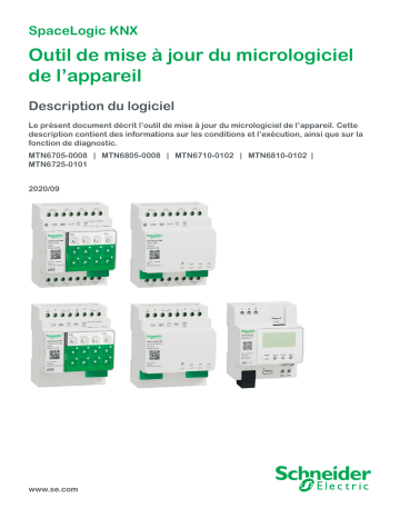 Schneider Electric Device Firmware Update Tool Mode d'emploi | Fixfr