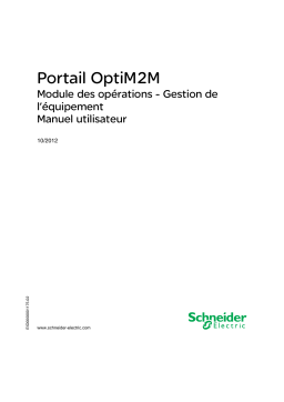 Schneider Electric OptiM2M Mode d'emploi