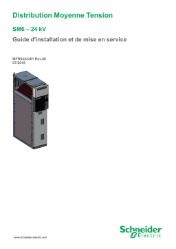 Schneider Electric SM6-24 Guide d'installation