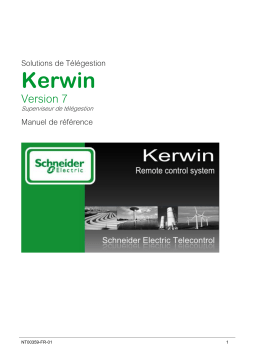 Schneider Electric Kerwin Manuel utilisateur