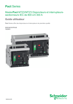 Schneider Electric MasterPact MTZ Mode d'emploi