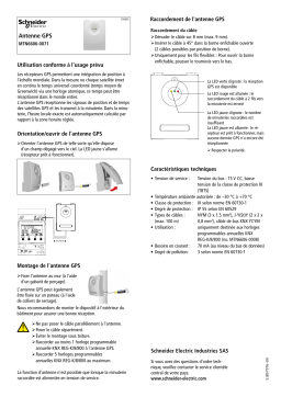 Schneider Electric HW: KNX GPS Antenna Mode d'emploi