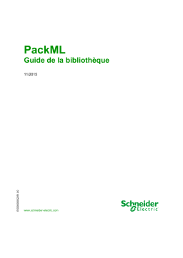 Schneider Electric PackML Mode d'emploi