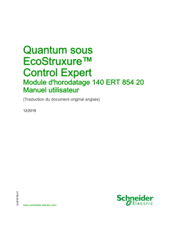 Schneider Electric Quantum sous EcoStruxure™ Control Expert - Module Mode d'emploi