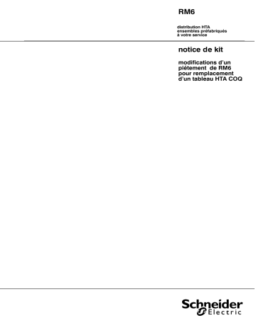 Schneider Electric MODIFICATIONS Mode d'emploi | Fixfr