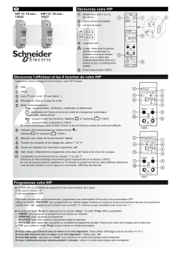 Schneider Electric IHP 18 MM 1C Mode d'emploi