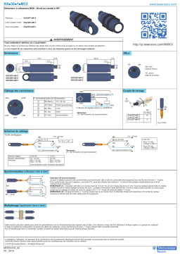Schneider Electric XX.30.1.M12 Capteur analogique ultrasonique M30 Manuel utilisateur