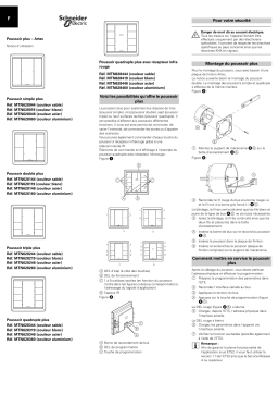 Schneider Electric KNX- Antique Bouton-poussoir Plus Mode d'emploi