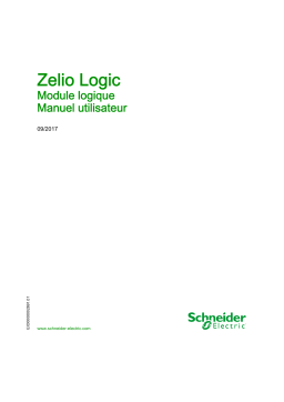 Schneider Electric Zelio Logic - Module logique Mode d'emploi