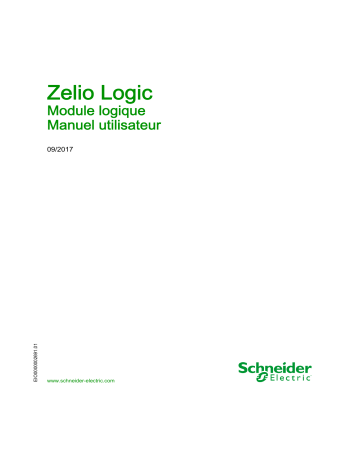 Schneider Electric Zelio Logic - Module logique Mode d'emploi | Fixfr