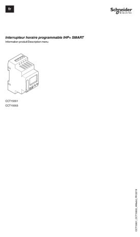 Schneider Electric Acti 9- Interrupteur horaire Manuel utilisateur | Fixfr