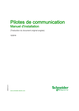 Schneider Electric Pilotes de communication Mode d'emploi