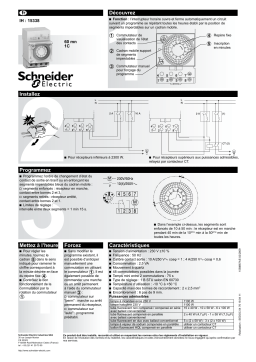 Schneider Electric IH 60 mn - 1C Mode d'emploi