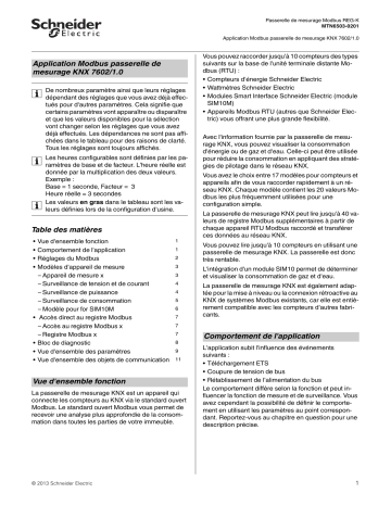 Schneider Electric SpaceLogic KNX Manuel utilisateur | Fixfr