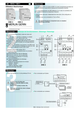 Schneider Electric DSE2, DSE4 Mode d'emploi