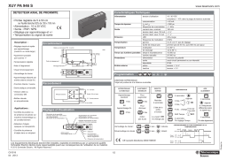 Schneider Electric XUYPA946S Diffuse reflection axial sensor Manuel utilisateur