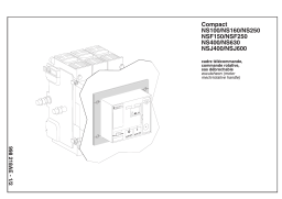 Schneider Electric Escutcheon (motor mech/rotative handle) (NS100-630/ NSF150-250/ NSJ400-600) Mode d'emploi