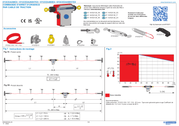 Schneider Electric XY2CEDA290EX / XY2CEDA490EX COMMANDE Manuel utilisateur | Fixfr