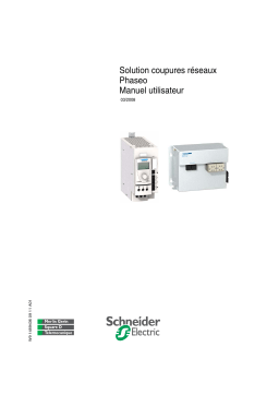 Schneider Electric ABL8... Solution coupures réseaux Phaseo Mode d'emploi