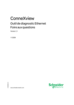 Schneider Electric Outil de diagnostic Ethernet foire aux questions Mode d'emploi