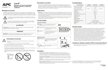 Schneider Electric Line-R Mode d'emploi | Fixfr