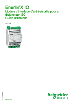 Schneider Electric Enerlin’X IO Module Mode d'emploi