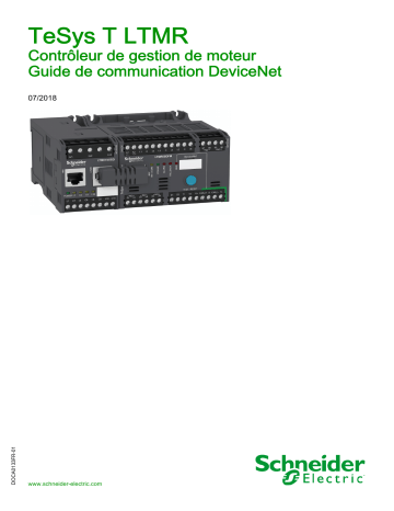 Schneider Electric TeSys T LTMR Contrôleur de gestion de moteur Mode d'emploi | Fixfr