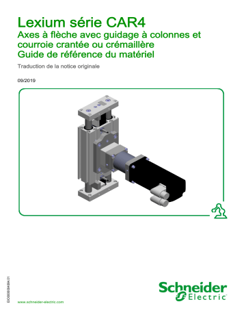 Schneider Electric Lexium série CAR4 - Axes à flèche avec Guide de référence | Fixfr