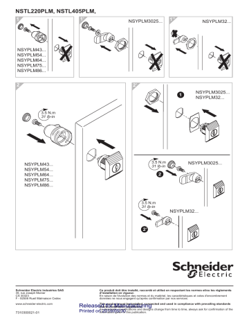 Schneider Electric Thalassa PLM Manuel utilisateur | Fixfr