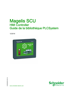 Schneider Electric Magelis SCU - HMI Controller Mode d'emploi