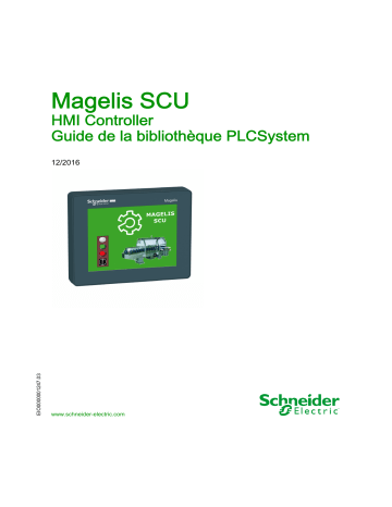 Schneider Electric Magelis SCU - HMI Controller Mode d'emploi | Fixfr