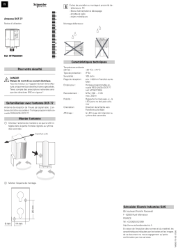 Schneider Electric KNX- Antenne DCF-77 Mode d'emploi