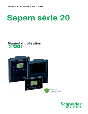 Schneider Electric Sepam série 20 Manuel utilisateur | Fixfr