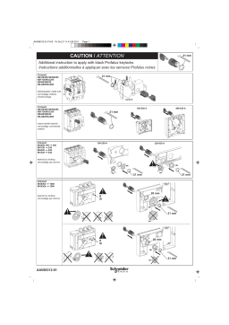 Schneider Electric Keylock Manuel utilisateur