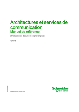 Schneider Electric Architectures et services de communication Manuel utilisateur