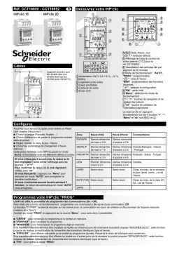 Schneider Electric DuoLine- IHP'clic Interrupteur horaire numérique Mode d'emploi