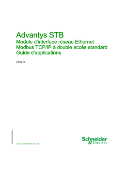 Schneider Electric STBNIP2311 Module Mode d'emploi