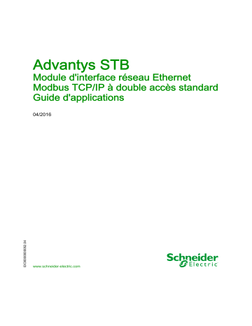 Schneider Electric STBNIP2311 Module Mode d'emploi | Fixfr