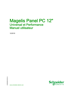 Schneider Electric Magelis Panel PC 12" Universal et Performance Mode d'emploi