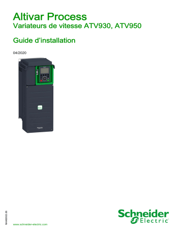 Schneider Electric ATV930/950 Guide d'installation | Fixfr