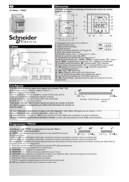 Schneider Electric IC ASTRO Mode d'emploi